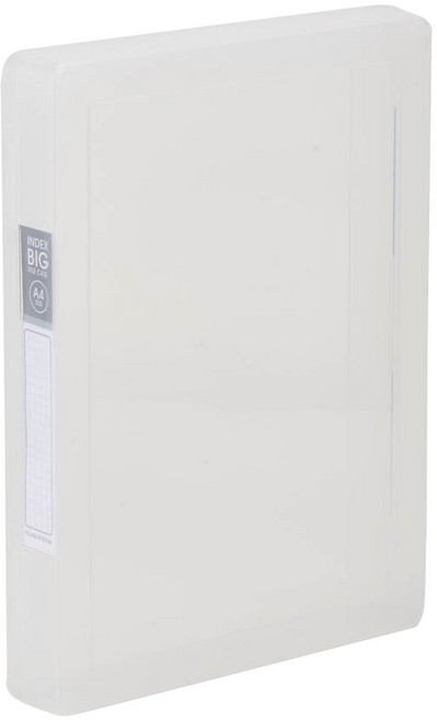 지금스토어 A4 클리어 파일케이스 문서 보관함 20mm, 1개, 투명