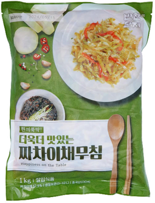 반찬단지 짜차이채무침, 1kg, 1개