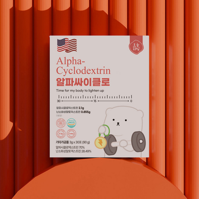 알파싸이클로, 30개, 3g