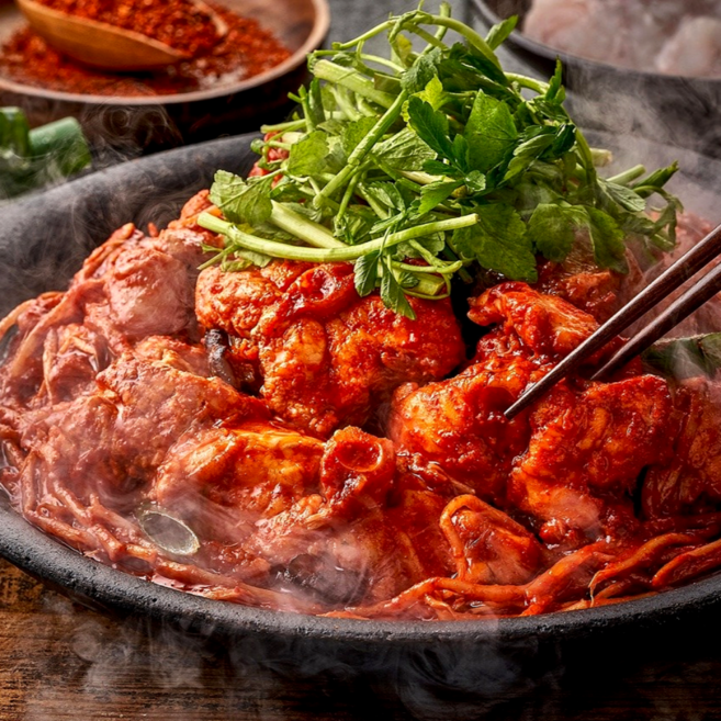 28살 여자어부 한유정의 당일손질 아구찜 풀세트, 1개, 500g