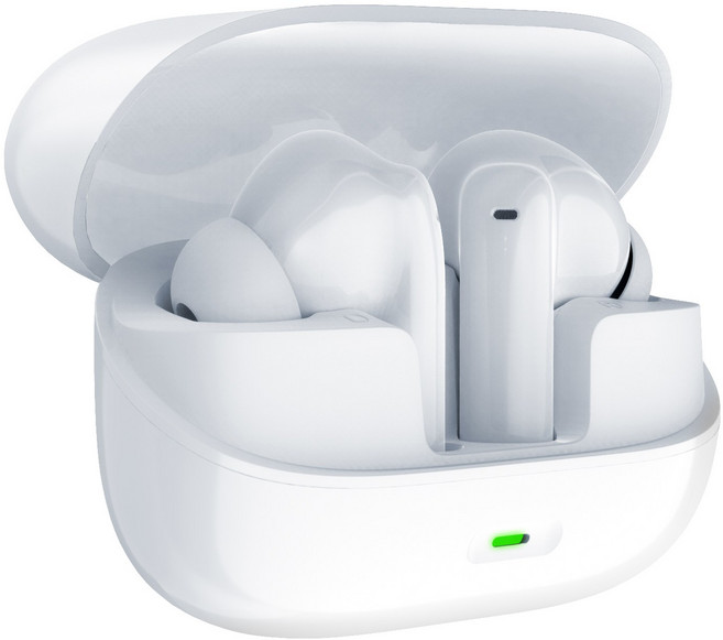 Seefer 무선 블루투스 이어폰 블루투스5.4 커널형 ENC 노이즈캔슬링 고음질 C타입 이어폰 자동페어링 길게듣기 터치컨트롤, 흰색, X502