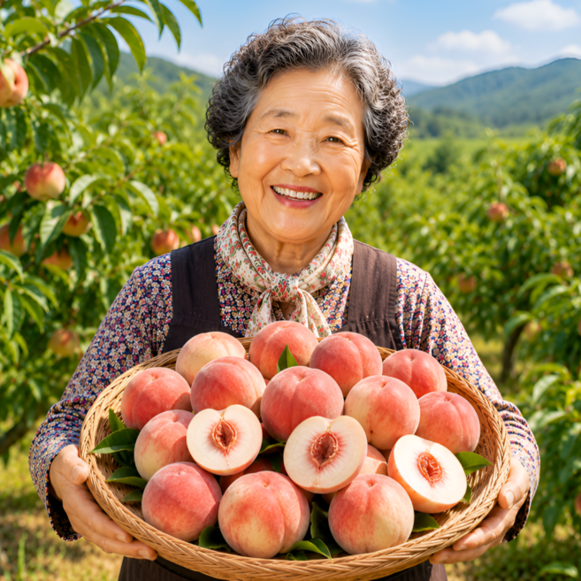 산지직송 초고당도 대극천 복숭아, 1박스, 1kg(소과)