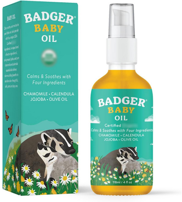 뱃저 어린이 캐모마일 카렌듈라 호호바 올리브 오일, 118ml, 1개