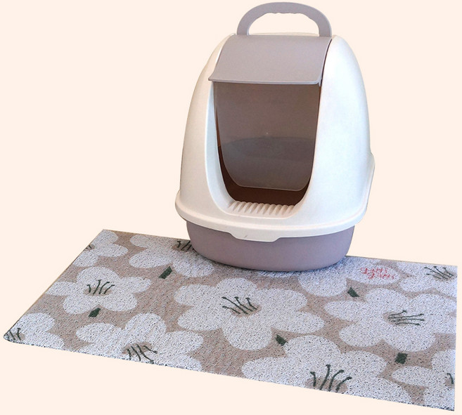 가티가티 고양이 사막화방지매트 화장실패드, 화이트블로썸, 1개