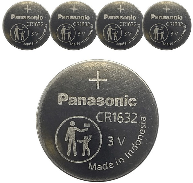파나소닉 코인건전지 CR1632, 5개입, 1개