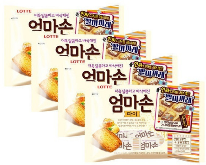 엄마손파이 254g X4개, 4개
