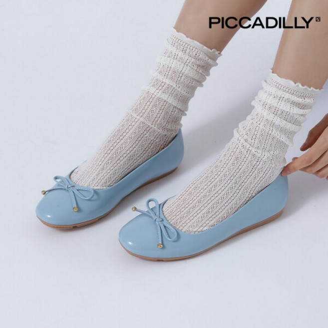 [피카딜리] [PICCADILLY] 122045 플랫슈즈_에나멜블루 (1.5cm)