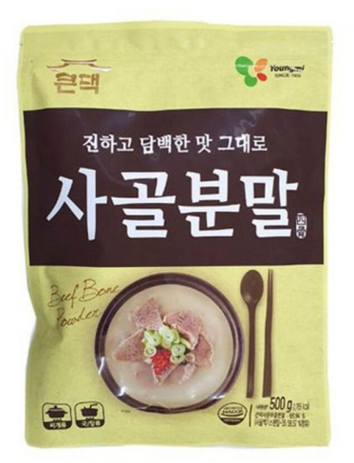 사골분말500g 큰댁사골 사골분말 큰댁 사골육수 사골 국물, 1개, 500g