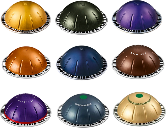 네스프레소 버츄오 캡슐 커피 에스프레소 셀렉션, 9박스, 10개입, 5.2g