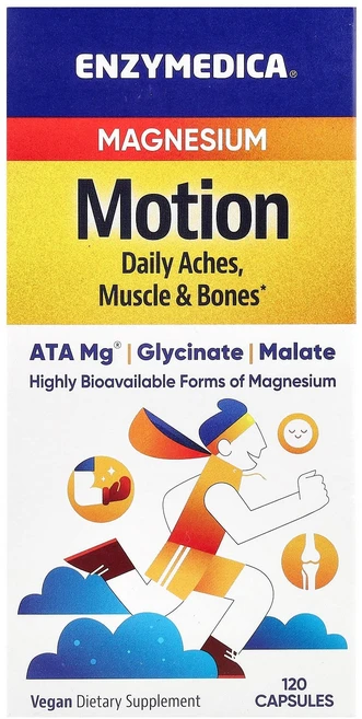 엔자이메디카 Enzymedica Magnesium Motion 캡슐 120정캡슐 1정당 350mg122971원산지:기타, 엔자이메디카 Enzymedica, Magnesium M, 1개 - 쿠팡
