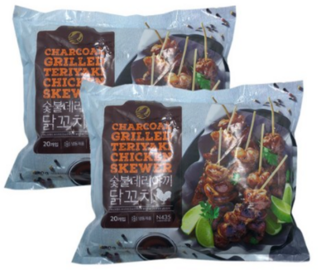 노브랜드 숯불데리야끼 닭꼬치800g, 2개, 800g
