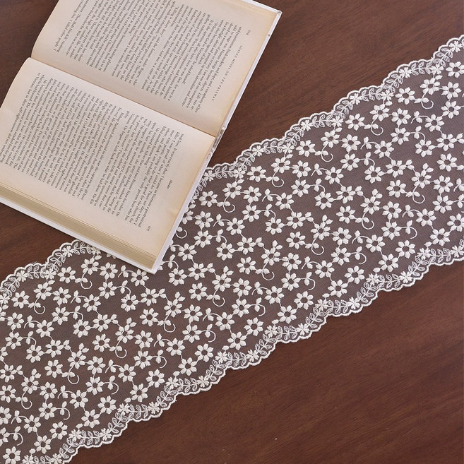 데이지 레이스 테이블러너, 4인(170x20cm), 1개