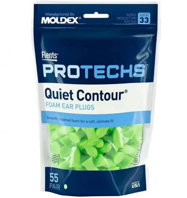 플렌츠 프로텍스 폼 이어플러그 50쌍 (수면 코골이 시끄러운 소음 여행 콘서트 건설 공부 업무 사격 등 다양한 용도에 적합) - 귀 모양에 딱 맞는 이어플러그, 55 Pair - 쿠팡