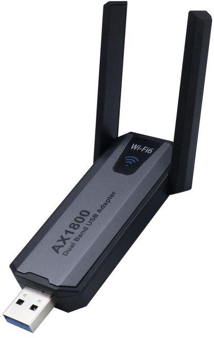 聆翔 AX1800 Wi-Fi 6 雙頻無線網卡 USB3.0, 1個, WiFi 6 無線網卡