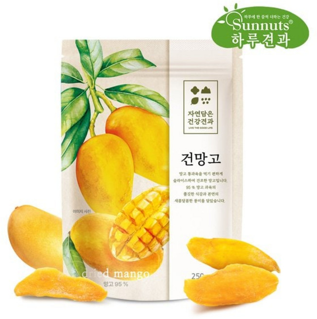 썬넛트 건망고슬라이스250gX1봉망고 말랑쫀득 건과일 과일말랭이 간식, 썬넛트 건망고슬라이스250gX1봉망고,말랑쫀득,건과일,, 250g, 1개
