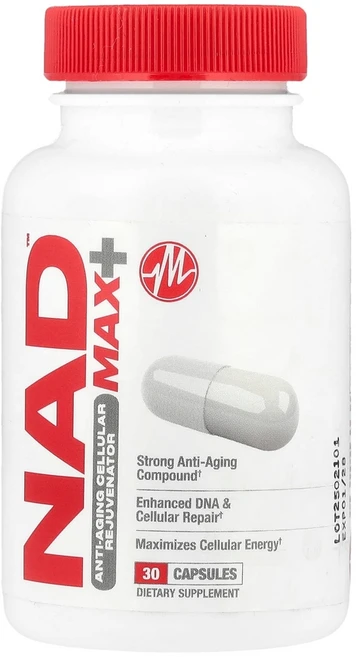 Metabolic Nutrition NAD MAX+ 안티에이징 세포 리주브네이터 30정, 350 mg, 1개 - 쿠팡