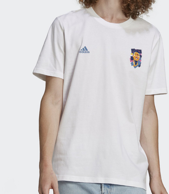 아디다스코리아 손흥민 면 반팔티 화이트