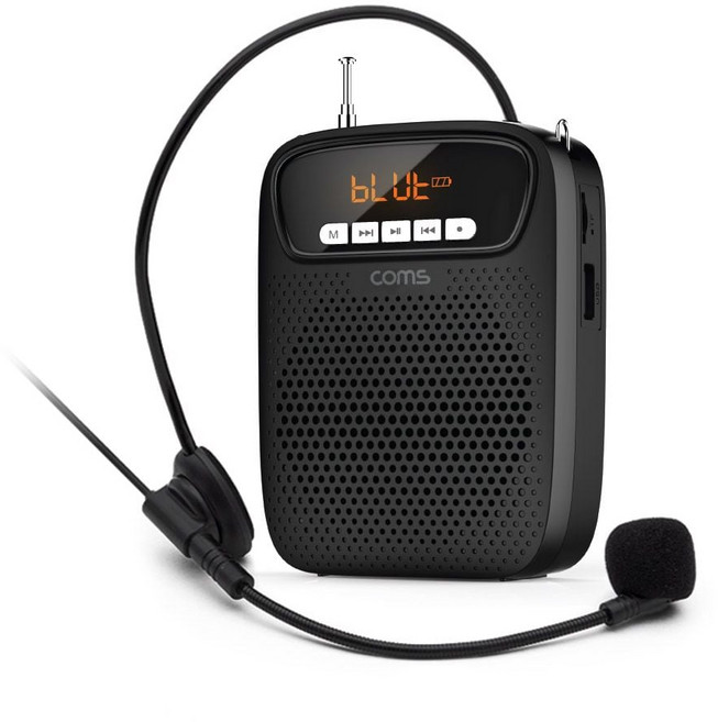 고출력 블루투스 미니 앰프 스피커 마이크로폰 엠프 buk*68775nM, 1개, 1개