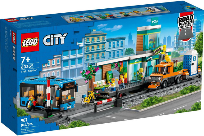 레고 시티 60335 기차역, 혼합색상, 1개