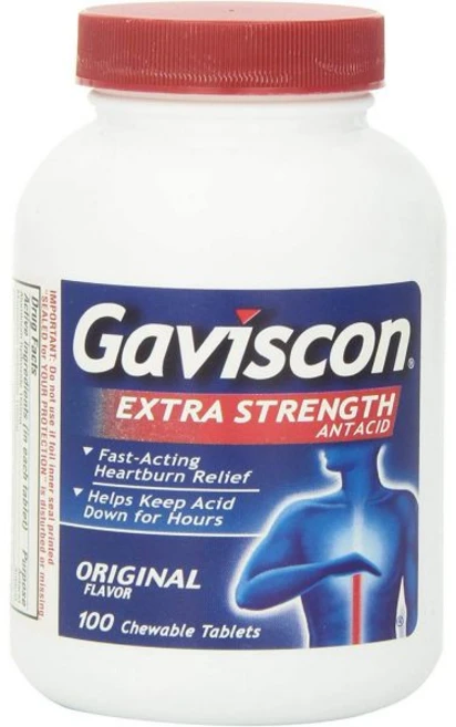 가비스콘 엑스트라 스트렝스 100개병 - 쿠팡