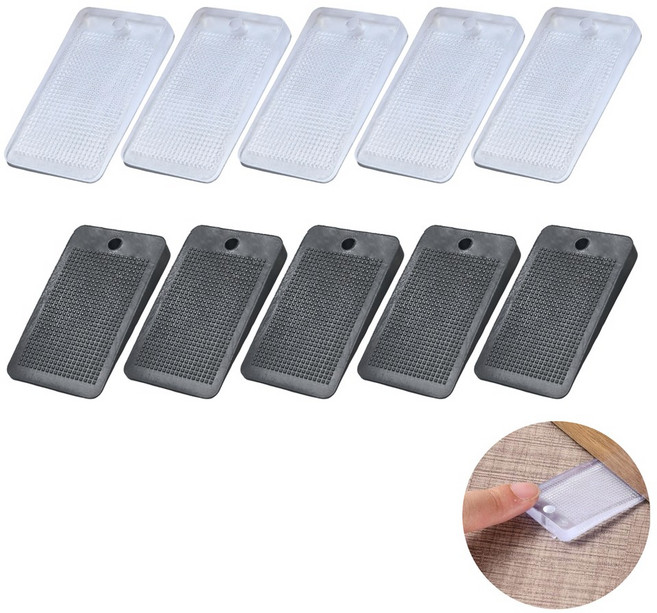 도나토르 가구 수평 높이조절 밀림방지 패드, 10개, 투명