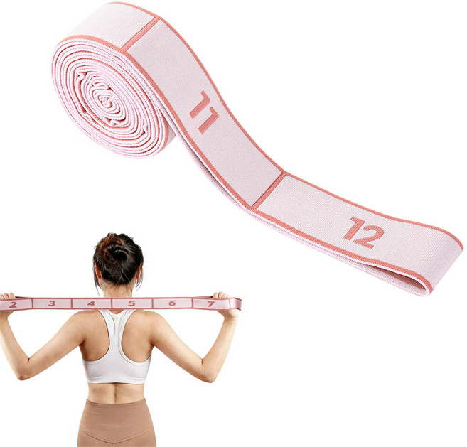 별의 바다 고무밴드 단계별 근력운동 풀업운동 스트레칭, 1개, 분홍색