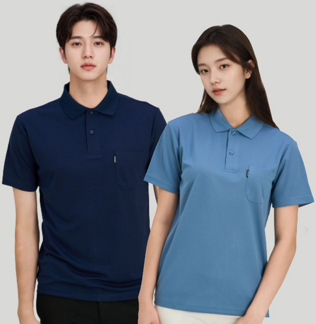 [창고대방출] 남녀공용 카라티 라운드 티셔츠 반팔 긴팔