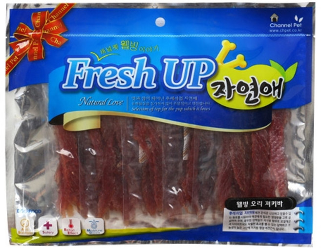 [자연애] 오리껌사사미400g, 1개
