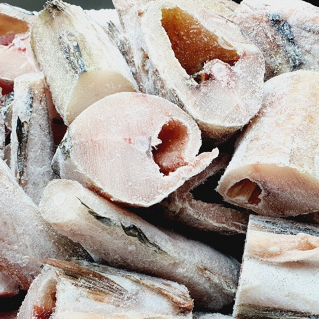 [해피수산] 동태 따로 손질 세척이 필요없는 (7kg) 7통 8통 (러시아산) 절단 토막 선동 급냉 냉동 업소용 식당용 도매 대용량, 7개