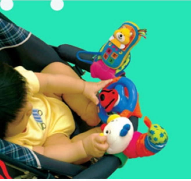 - 18개월 두돌 아기 유모차 핸들 조작 놀이 장난감 안전한 놀이 장난감, 단일, 1개