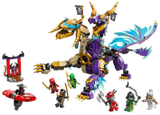 레고 닌자고 71836 불의 신전 전설의 거대 드래곤 로봇, 1개