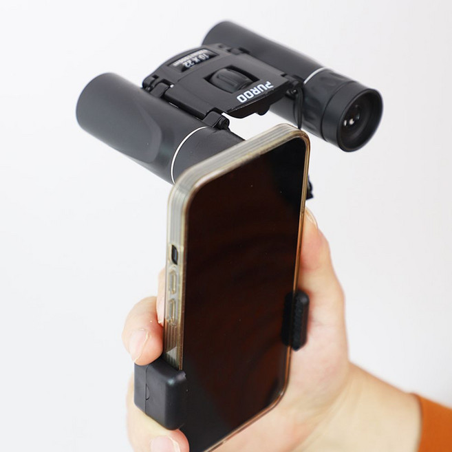 오페라글라스 안경형 휴대용 고배율 낚시 망원경, 스탠다드+핸드폰 포토 프레임