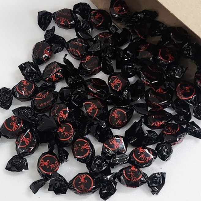 카수가이 구로아메 흑설탕 캔디 대용량 사무실 행사 간식, 45개, 7.6g