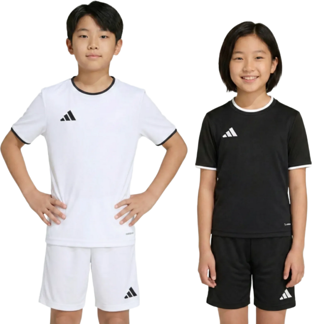 아디다스 주니어 반팔티 엔트라다 26 저지 주니어 트레이닝 반팔 운동 스포츠 운동복 기능성 저지 상의 어린이