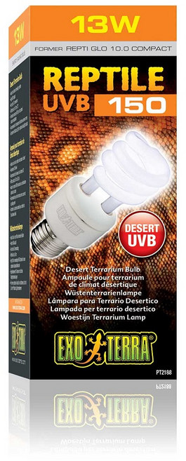 엑소테라 파충류UVB램프 150 13W, 1개