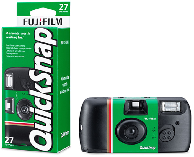 [정품] 후지 퀵스냅 플래시 필카 일회용 필름카메라 27장, 1개, 본품