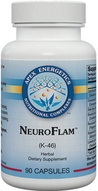 에이펙스 에너제틱스 NeuroFlam 뉴로플램 90캡슐 카테킨 아피제닌 레스베라트롤, 1병, 1개, 90정