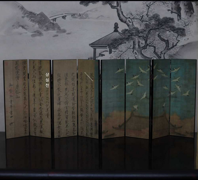 미니병풍 고무패킹 부착병풍 커버증정 행자공예 간편, 1. 작은 화면을 장식하는 꽃과 새의 모습, 1개