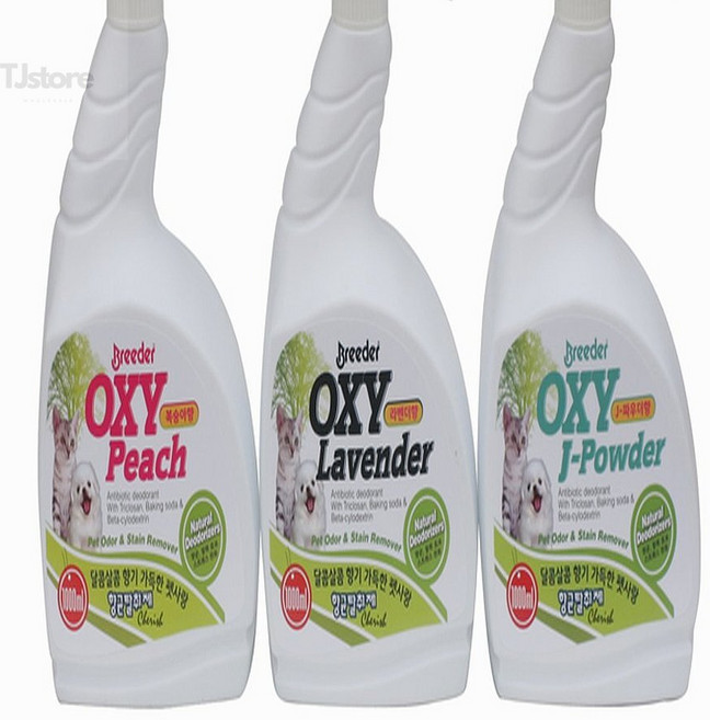 옥시 향균 탈취제 파우더향 1000ML 애견냄새제거
