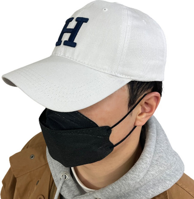 크군 데일리 남녀공용 H 빅로고 볼캡 모자