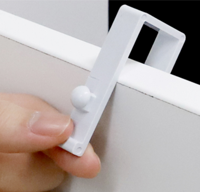 사무실 파티션 전용 ㄷ자 걸이 후크 2개세트, 1세트