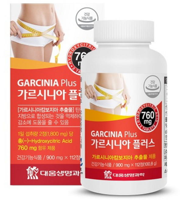 대웅생명과학 가르시니아 플러스 HCA 다이어트 캄보지아추출, 112회분, 1개
