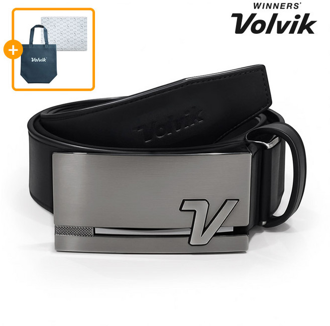 볼빅 2025 VBEP 로고 사틴 벨트, 1개, 블랙(선물포장)