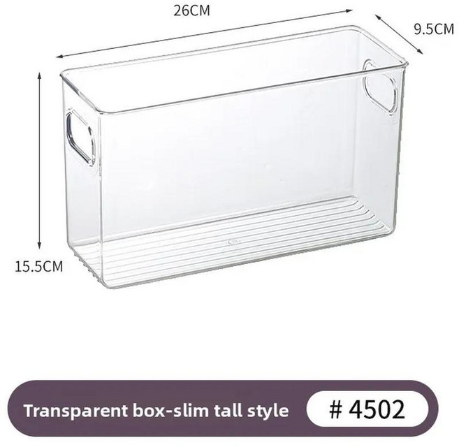 대형 투명 아크릴 롱 박스 일본 스타일 수납함 슬림형 높이형 메이크업 좁은 캐비닛 초고 냉장고, 11. 슬림하고 키가 큰 모델 - 품목 번.., 1개