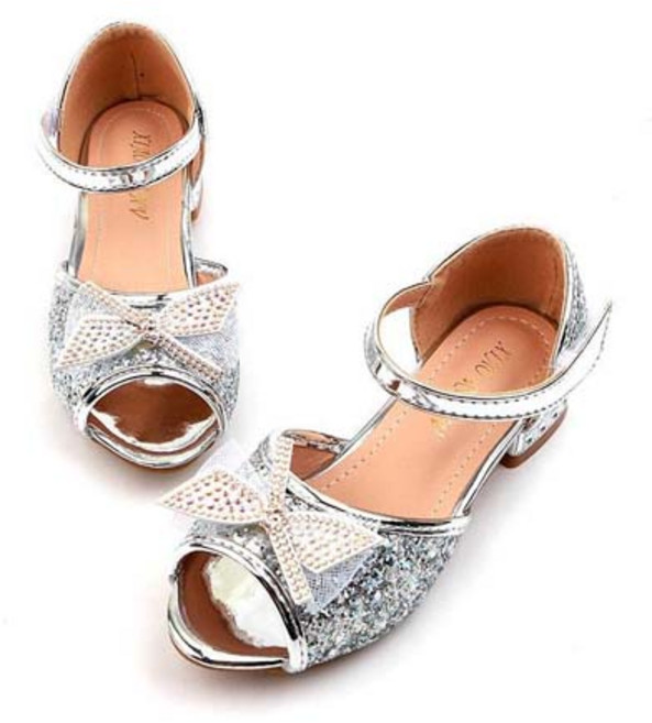 디오카사 여아여름샌들 글리터나비 리본샌들