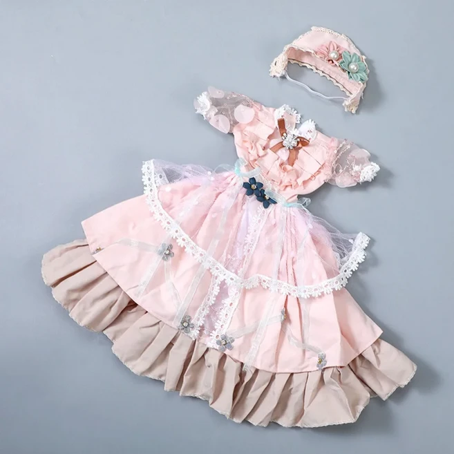 쿠쿠스토어 클래식 1/3 BJD 인형 옷 로코코 스타일 예쁜 0cm 공주 멜빵 드레스 정교하고 우아한, 01 style 1