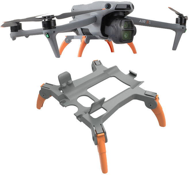 써니라이프 dji 에어3S 랜딩기어 착륙다리 드론악세사리, 오렌지, 1개