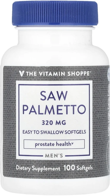 몸관리하세요 겨울입니다 The Vitamin Shoppe 남성용 쏘팔메토 320mg 소프트젤 100정 특별관리진행, TheVitaminShoppe남성용쏘팔메토320mg소프, 1개 - 쿠팡