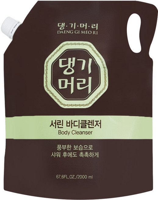 댕기머리 서린 바디워시 리필, 1개, 2L
