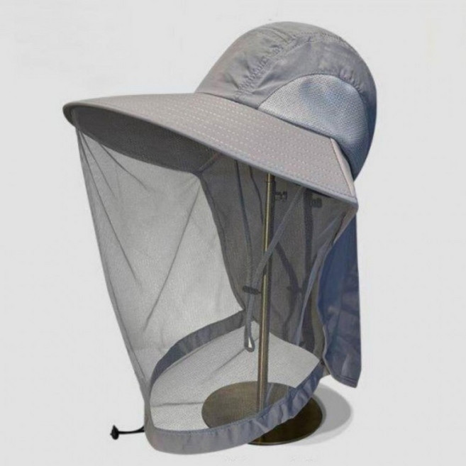 여름 올커버 방충망 아웃도어 등산 캠핑 낚시 모자, 상세페이지 참조